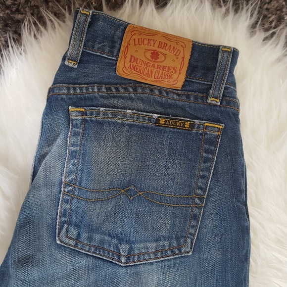 4/$25🎉 Lucky Brand | Medium Wash Dungarees - Picture 4 of 6